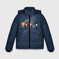 Куртка зимняя для мальчика Хвост Феи, цвет: 3D-красный