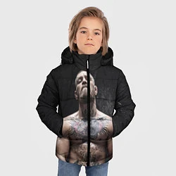 Куртка зимняя для мальчика Конор Макгрегор, цвет: 3D-светло-серый — фото 2