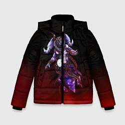 Куртка зимняя для мальчика Symbols, цвет: 3D-черный