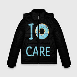 Куртка зимняя для мальчика I Donut care, цвет: 3D-светло-серый