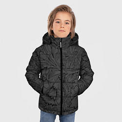 Куртка зимняя для мальчика Пылания страсти, цвет: 3D-черный — фото 2