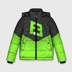 Куртка зимняя для мальчика FlipSid3 Uniform, цвет: 3D-черный