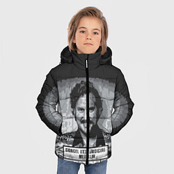 Куртка зимняя для мальчика Pablo Escobar: Smile, цвет: 3D-светло-серый — фото 2