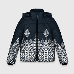 Куртка зимняя для мальчика Pat30, цвет: 3D-черный