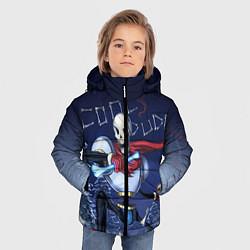 Куртка зимняя для мальчика Papyrus, цвет: 3D-черный — фото 2