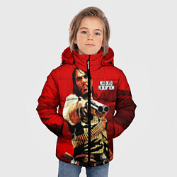 Куртка зимняя для мальчика Red Dead Redemption, цвет: 3D-красный — фото 2
