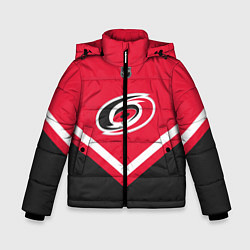Куртка зимняя для мальчика NHL: Carolina Hurricanes, цвет: 3D-черный