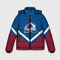 Куртка зимняя для мальчика NHL: Colorado Avalanche, цвет: 3D-черный