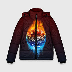 Зимняя куртка для мальчика Огонь против воды