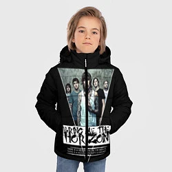 Куртка зимняя для мальчика Bring Me The Horizon, цвет: 3D-светло-серый — фото 2