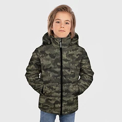 Куртка зимняя для мальчика Камуфляж рыбака, цвет: 3D-красный — фото 2