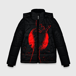 Куртка зимняя для мальчика Zombie Rock, цвет: 3D-красный