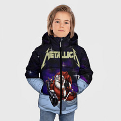 Куртка зимняя для мальчика Metallica: Bad Santa, цвет: 3D-черный — фото 2