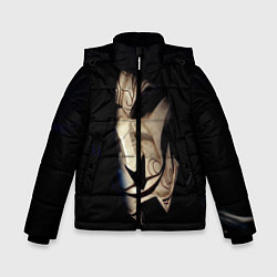 Куртка зимняя для мальчика Маска, цвет: 3D-черный