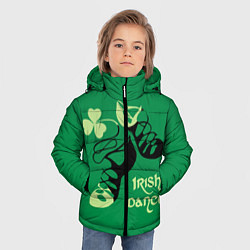 Куртка зимняя для мальчика Ireland, Irish dance, цвет: 3D-светло-серый — фото 2