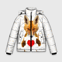 Зимняя куртка для мальчика Влюбленная лиса