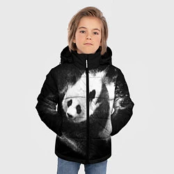 Куртка зимняя для мальчика Молочная панда, цвет: 3D-светло-серый — фото 2