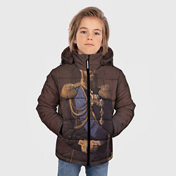 Куртка зимняя для мальчика Александр III Миротворец, цвет: 3D-черный — фото 2