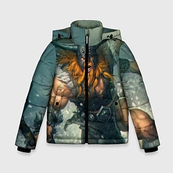 Куртка зимняя для мальчика Olaf, цвет: 3D-черный