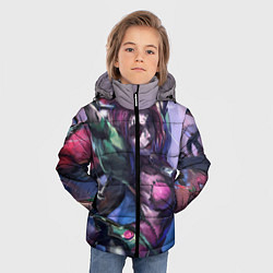 Куртка зимняя для мальчика Ориана, цвет: 3D-черный — фото 2