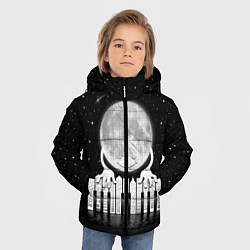 Куртка зимняя для мальчика Лунная мелодия, цвет: 3D-светло-серый — фото 2