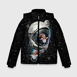 Зимняя куртка для мальчика Подводный космос