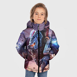 Куртка зимняя для мальчика Volibear, цвет: 3D-черный — фото 2