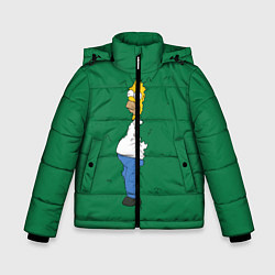 Зимняя куртка для мальчика Гомер в кустах