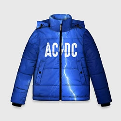 Куртка зимняя для мальчика AC/DC: Lightning, цвет: 3D-красный