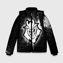 Куртка зимняя для мальчика Gamers 2: Black collection, цвет: 3D-светло-серый