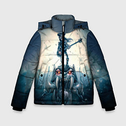 Куртка зимняя для мальчика Motorhead Guitarist, цвет: 3D-черный
