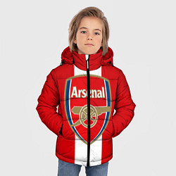 Куртка зимняя для мальчика Arsenal FC: Red line, цвет: 3D-черный — фото 2