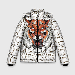 Зимняя куртка для мальчика Тигр-барбер