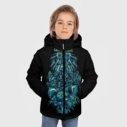 Куртка зимняя для мальчика Ghost In The Shell 7, цвет: 3D-светло-серый — фото 2
