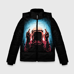 Куртка зимняя для мальчика Spaceman, цвет: 3D-черный