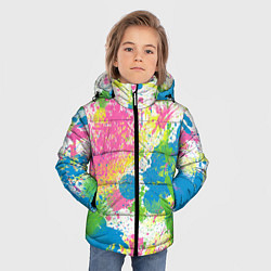 Куртка зимняя для мальчика Брызги, цвет: 3D-светло-серый — фото 2