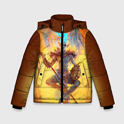 Куртка зимняя для мальчика Вивек, цвет: 3D-черный