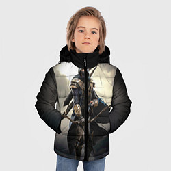 Куртка зимняя для мальчика TES 7, цвет: 3D-светло-серый — фото 2