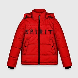 Куртка зимняя для мальчика DM: Red Spirit, цвет: 3D-черный