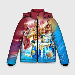 Куртка зимняя для мальчика Golden State Warriors, цвет: 3D-красный