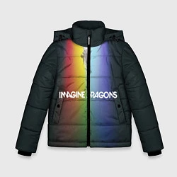 Куртка зимняя для мальчика Imagine Dragons, цвет: 3D-красный