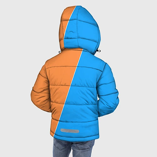 Зимняя куртка для мальчика Half-Portal / 3D-Светло-серый – фото 4