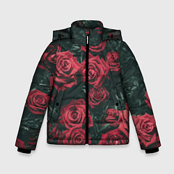Зимняя куртка для мальчика Бархатные розы