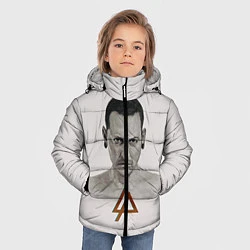 Куртка зимняя для мальчика Chester Bennington, цвет: 3D-черный — фото 2