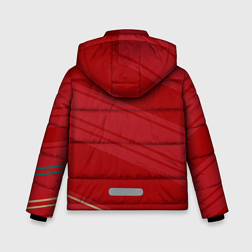 Зимняя куртка для мальчика Chester Bennington / 3D-Красный – фото 2