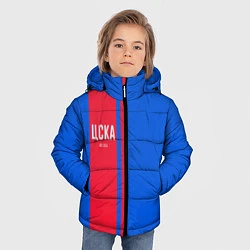 Куртка зимняя для мальчика ЦСКА Форма, цвет: 3D-черный — фото 2