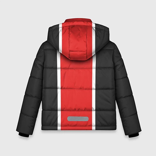 Зимняя куртка для мальчика Mass Effect: N7 / 3D-Красный – фото 2