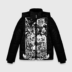 Куртка зимняя для мальчика Dethklok: Metalocalypse, цвет: 3D-светло-серый