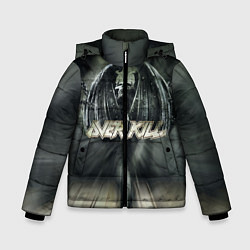 Куртка зимняя для мальчика Overkill: Death Angel, цвет: 3D-черный