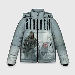 Куртка зимняя для мальчика STALKER: Dusk, цвет: 3D-черный